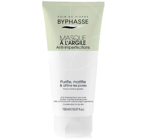 Masque Visage à L'argile Anti-Imperfections Byphasse 150 ml
