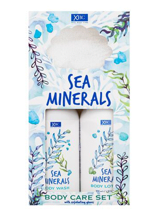 Coffret Sea Mineral Gel douche et Lait corporel 300 ml