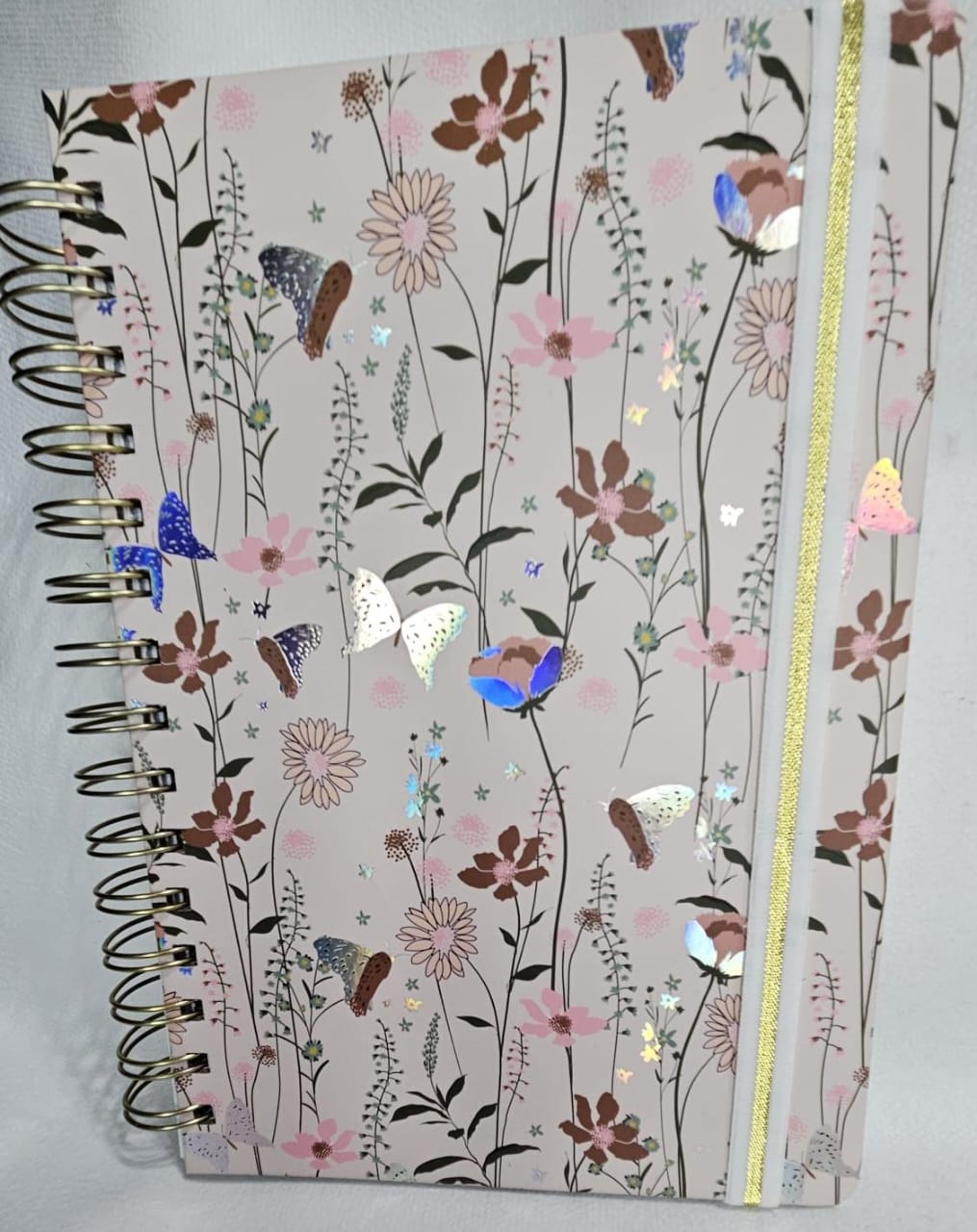 Cahier à émotions Bullet journal Doré avec élastique Diverses Variantes