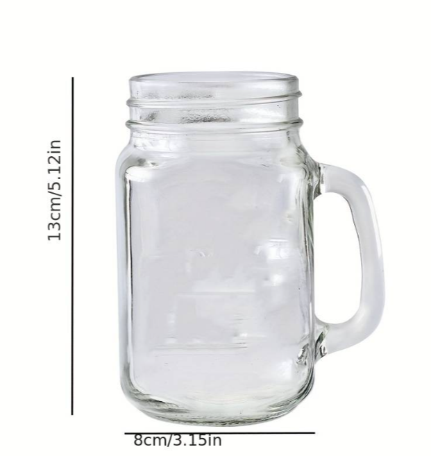 Verre Tumbler Avec Couvercle Et Paille 1 pièce