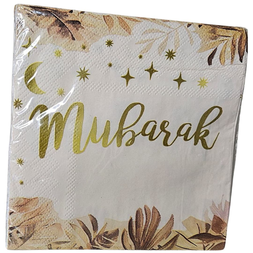 Serviette en papier Moubarak Diverses couleurs