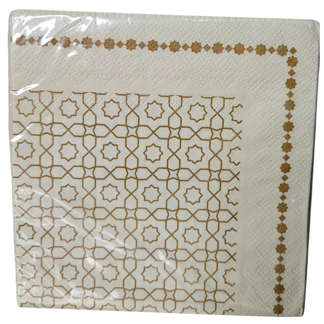 Serviette en papier Moubarak Diverses couleurs