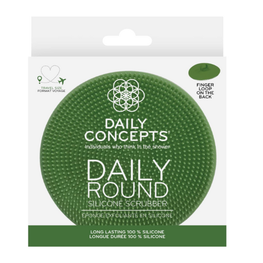 Brosse gommant ronde en silicone Daily concepts