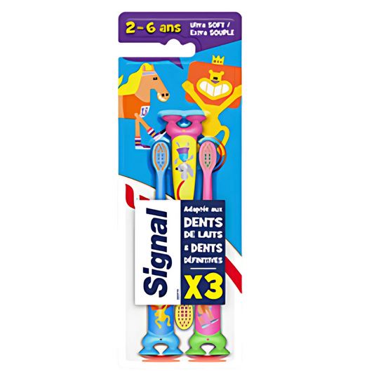 Brosses à dents extra souple SIGNAL  pour enfants 2-6 ans