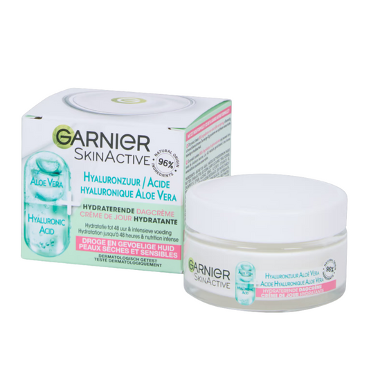 Crème de jour Garnier SkinActive Acide hyaluronique et Aloe Vera 50 ml