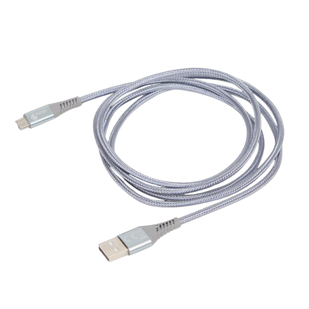 Câble de charge et de transfert Micro-USB Sologic 1,5 m  Diverses couleurs