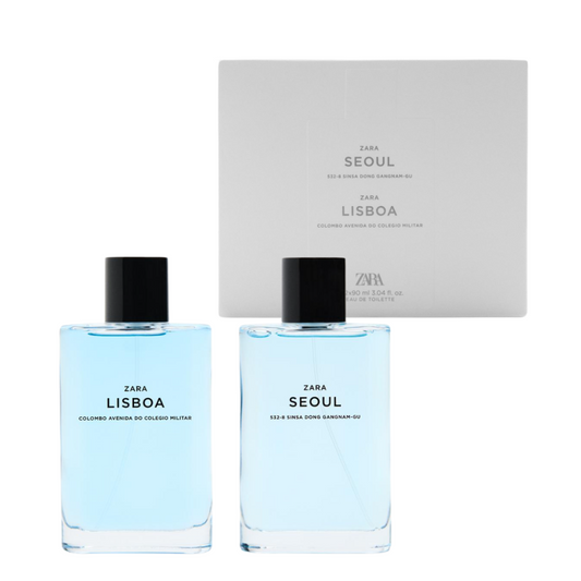 Eau de toilette Zara SEOUL + LISBOA 2 X 90 ml