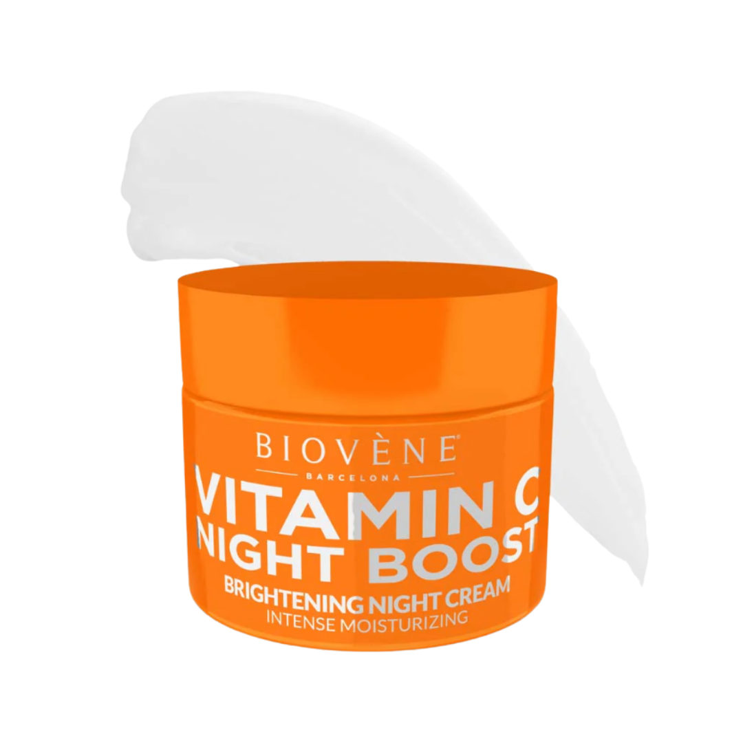 Crème de nuit éclaircissante anti-âge VITAMIN C NIGHT BOOST 50 ml Biovène Barcelone