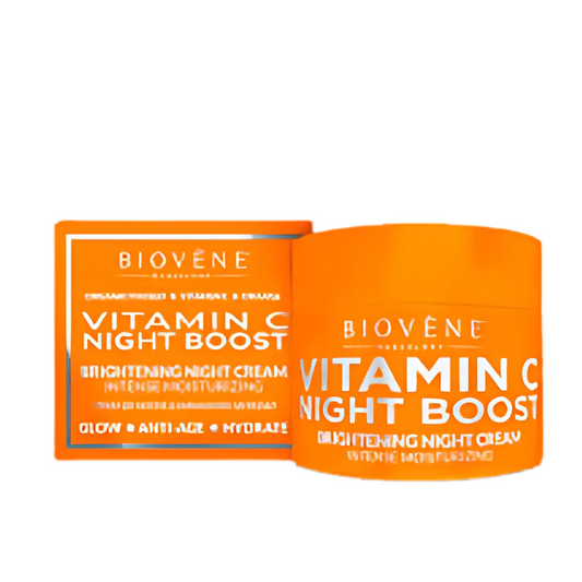 Crème de nuit éclaircissante anti-âge VITAMIN C NIGHT BOOST 50 ml Biovène Barcelone