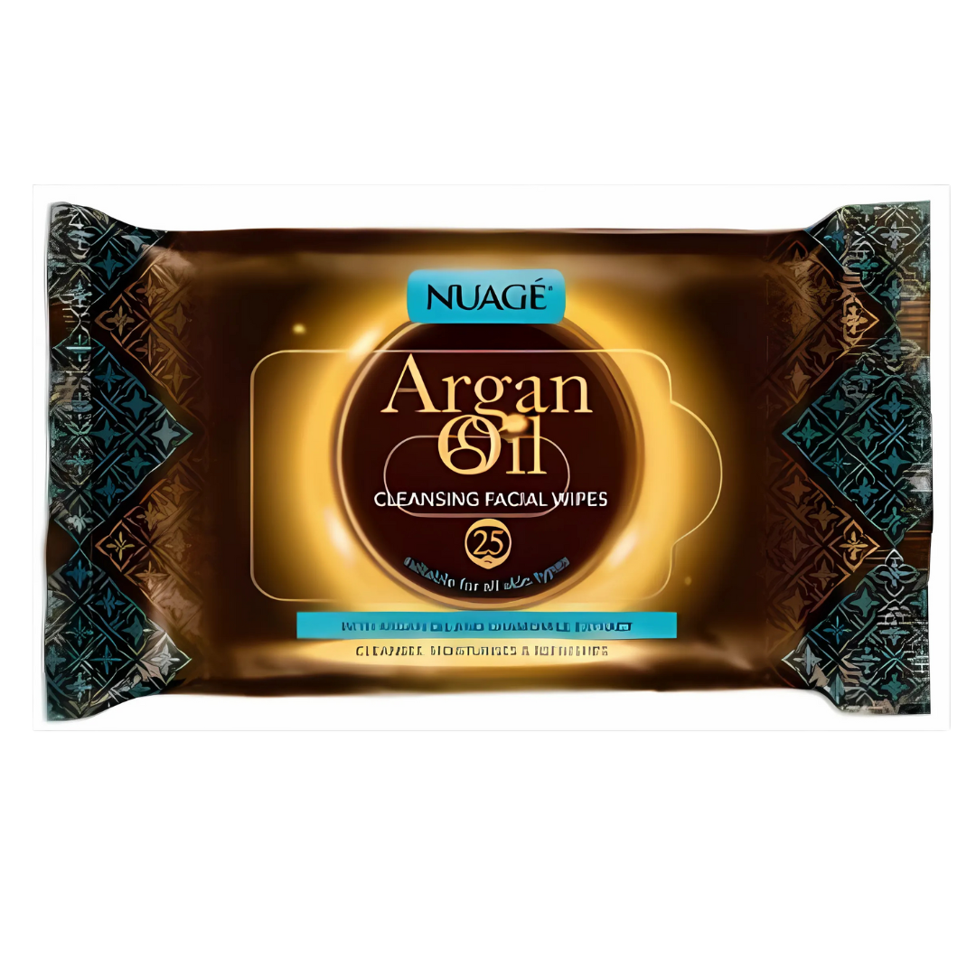 Paquet de 25 Lingettes nettoyantes visage à l'huile d'argan Nuage