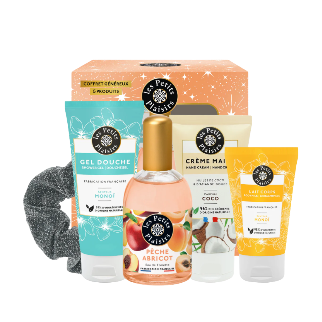 Coffret cadeau soins de corps et des mains les petits plaisirs Diverses senteurs