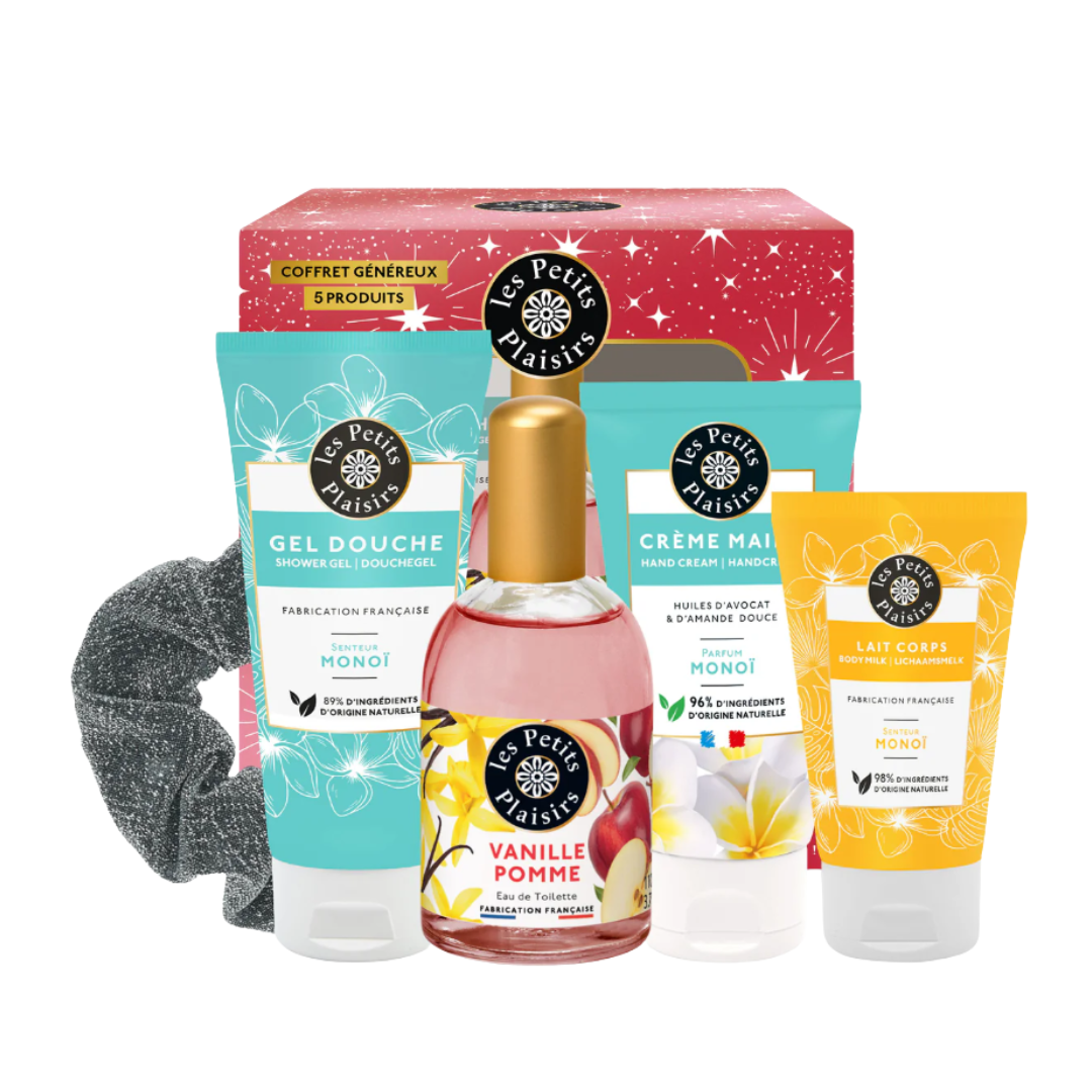 Coffret cadeau soins de corps et des mains les petits plaisirs Diverses senteurs