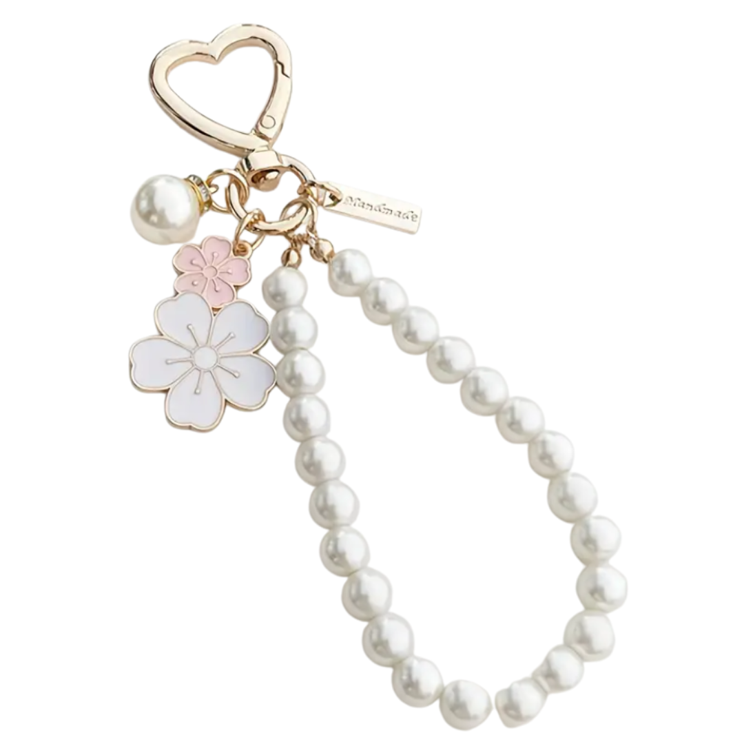 Porte-clés Pinda perles florales élégantes Diverses variantes