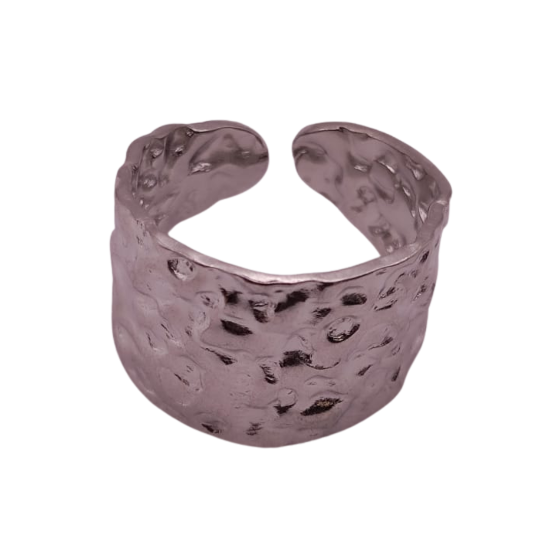 Bague fantaisie ajustable en acier Inoxydable Divers modèles