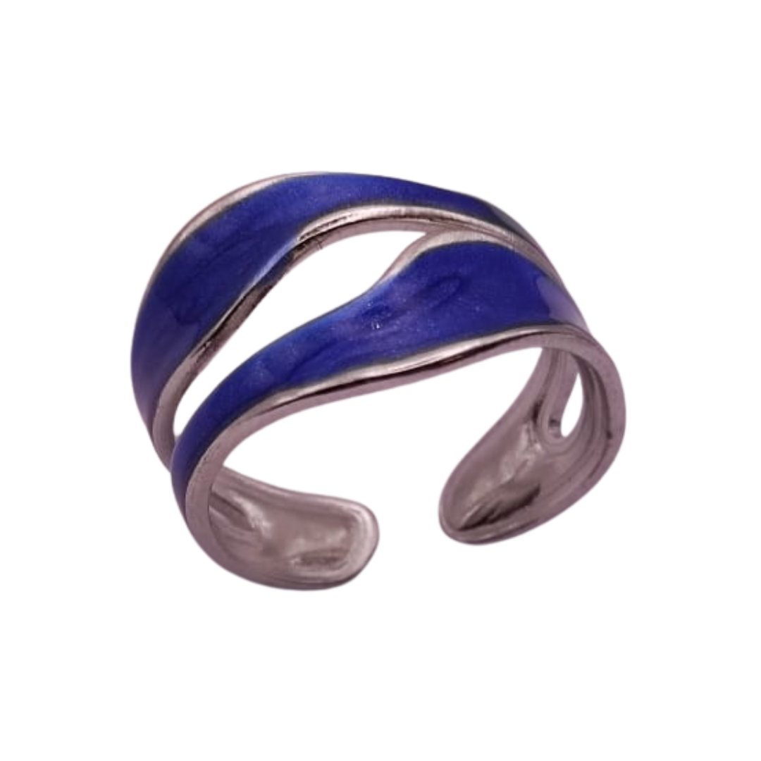 Bague fantaisie ajustable en acier Inoxydable Divers modèles