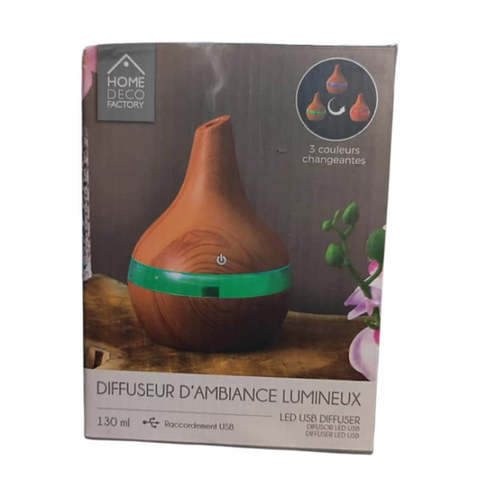 Diffuseur d'ambiance lumineux HOME DECO FACTORY couleurs changeantes