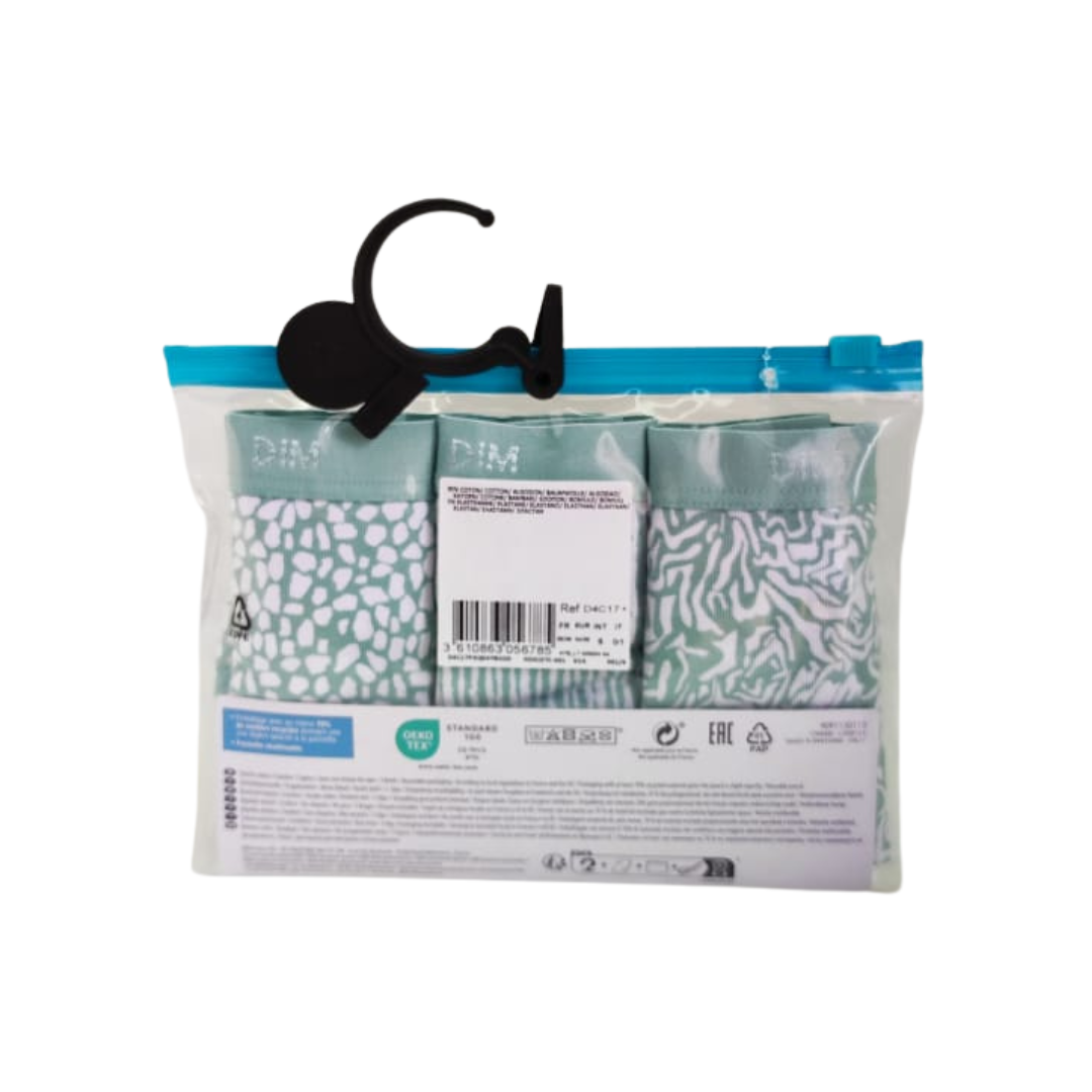 Pack de 3 culottes coton stretch confort - DIM Les Pockets
