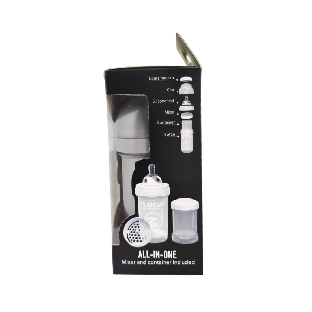 Biberon Anti-Colic 180 ml 2 m+ TWISTSHAKE Divers coloris