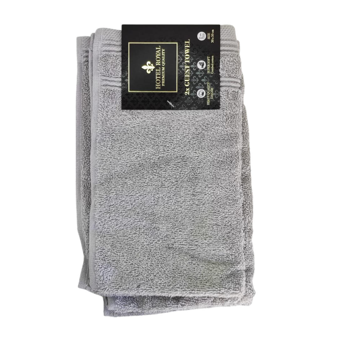 Lot de 2 Serviettes visage Homme Hôtel Royal Diverses couleurs