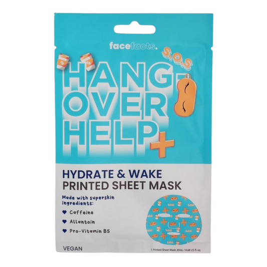 Masque en tissu HANGOVER HELP+ Face Facts 20 ml