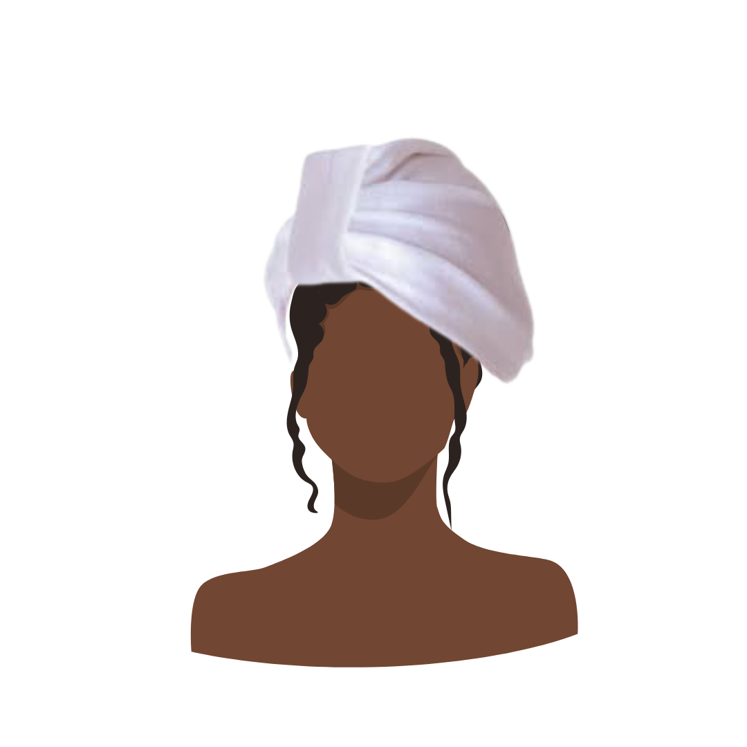 Turban Blanc de Efalock Professional 1 pièce