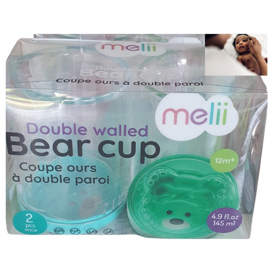 Lot de 2 Gobelet double paroi en forme d'ours Melii