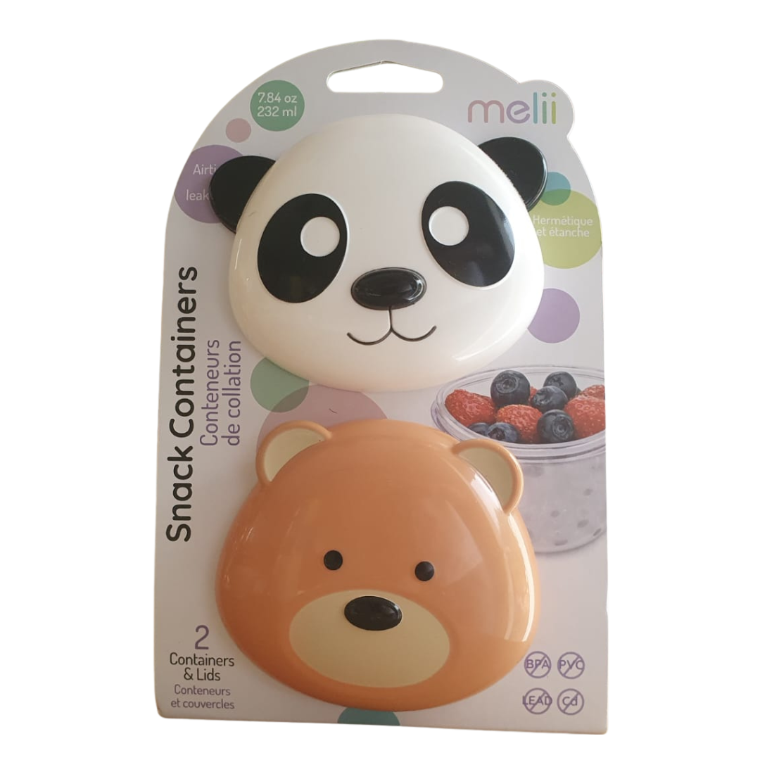 Lot de 2  Boîte de conservation pour snacks Melii