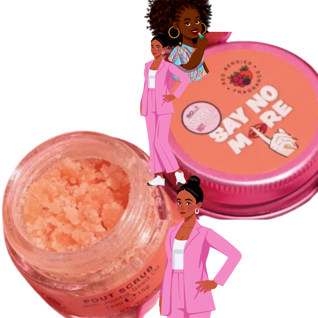 Gommage pour les lèvres parfumé  Fruits rouges Say no more  12 ml
