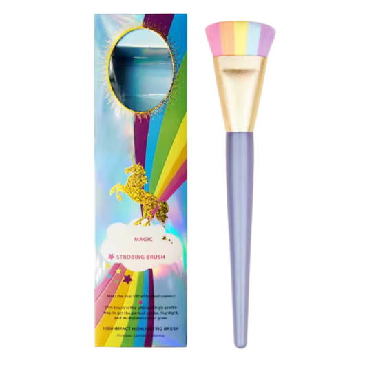 Pinceau surligneur arc-en-ciel licorne 1 pièce