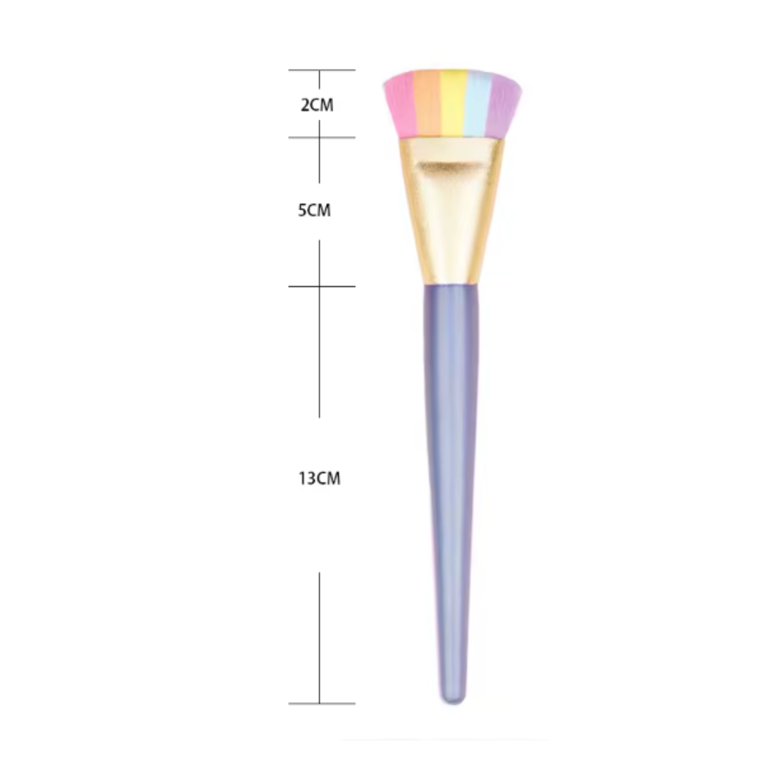 Pinceau surligneur arc-en-ciel licorne 1 pièce