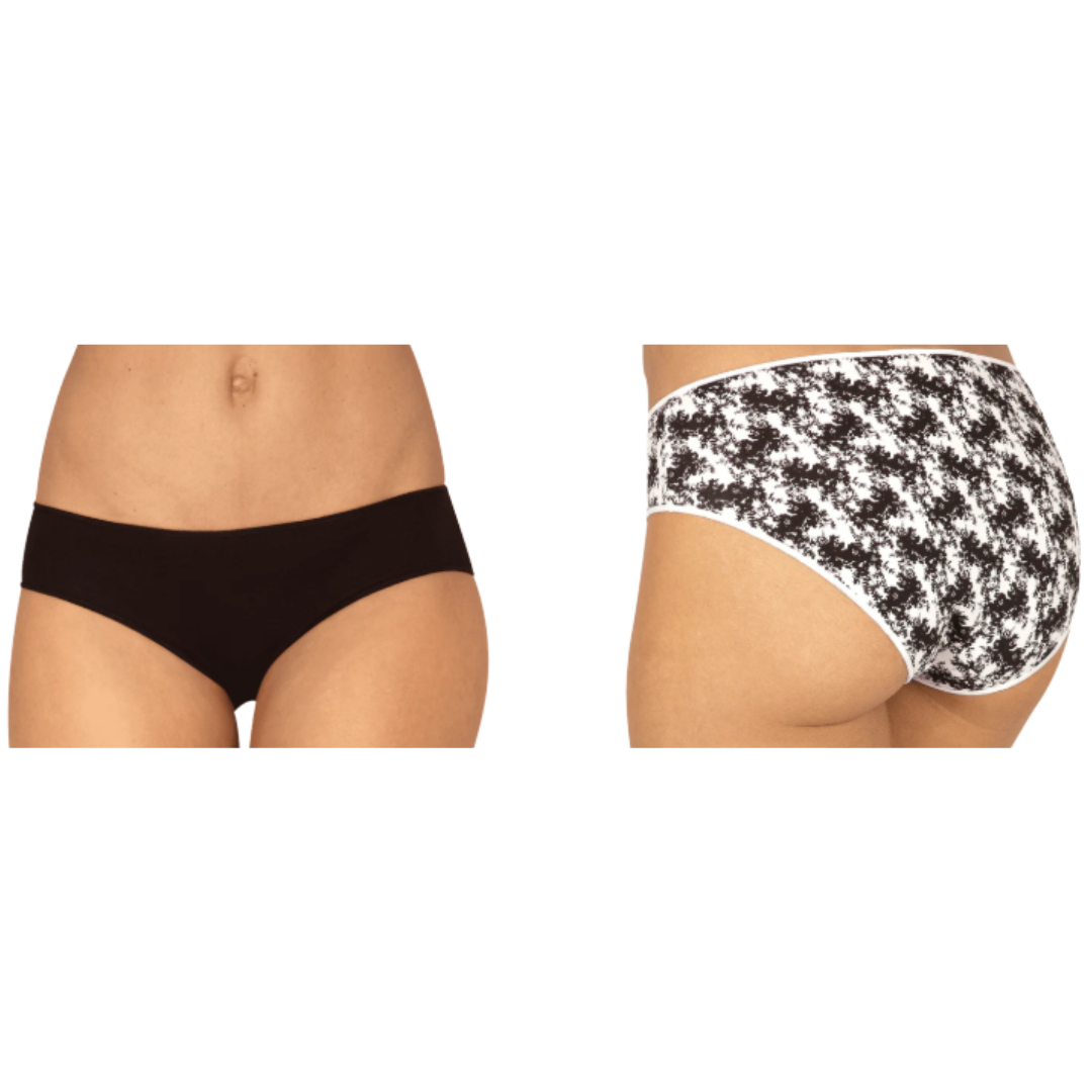 Lot de 3 slips en coton bio Intimement Bio - Gardenia Well- Taille 36/38