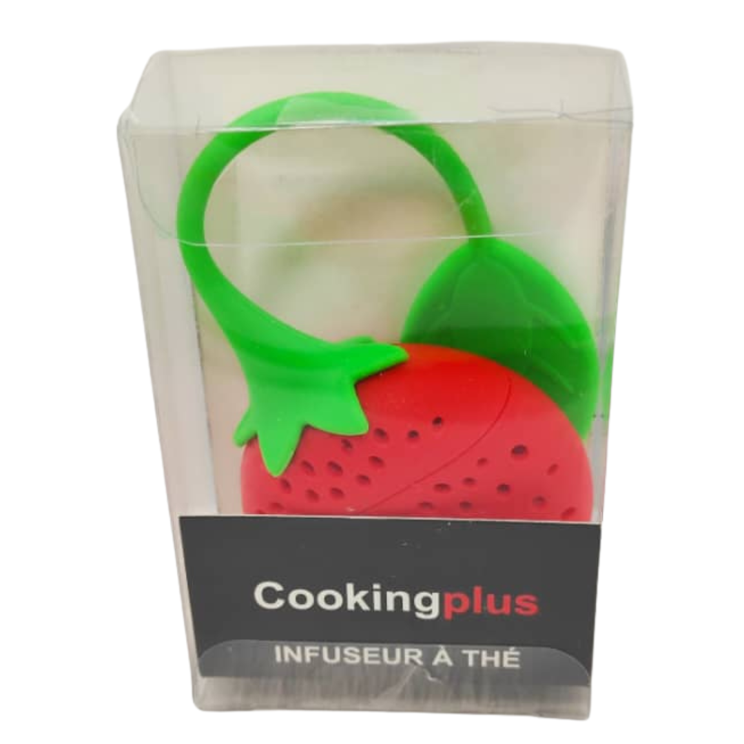 Infuseur à thé en forme de fraise 1 pièce
