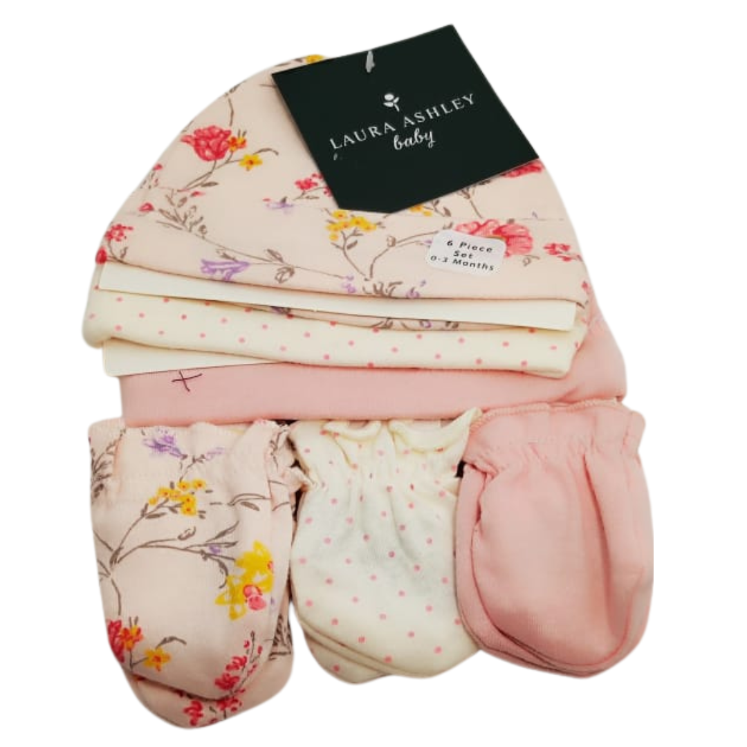 Ensemble de 6 moufles et bonnet Laura Ashley Divers variantes