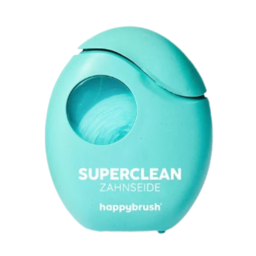 Fil dentaire vegan Happybrush Pack de rangement (5 x 35 m)