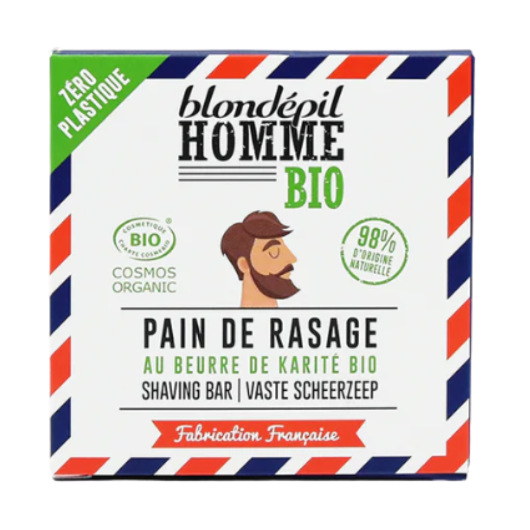 Pain de rasage solide Certifié BIO COSMOS 55 ml