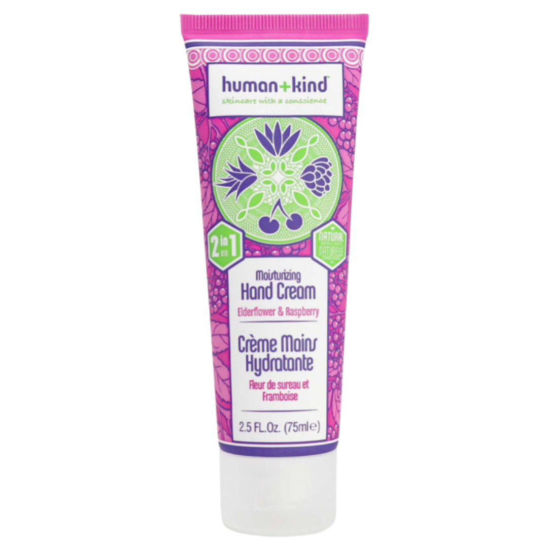 Crème mains Fleur de Sureau et Framboise Human+Kind 75 ml