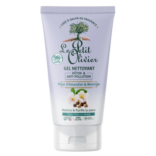 Gel Nettoyant Visage Detox & Anti-Pollution Le petit olivier 150 ml