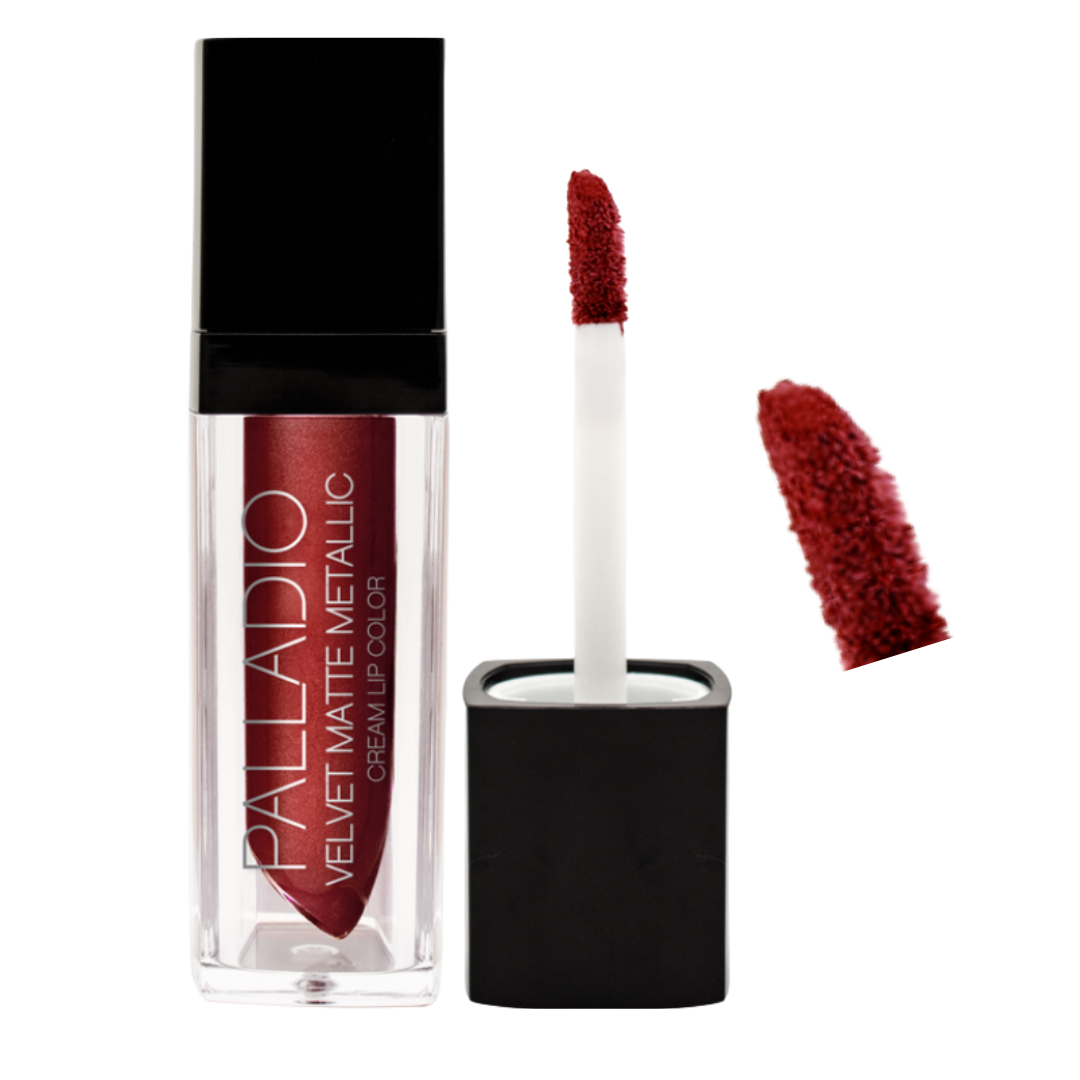 Rouge à lèvres crème Palladio VELVET MATTE METALLIC Diverses couleurs