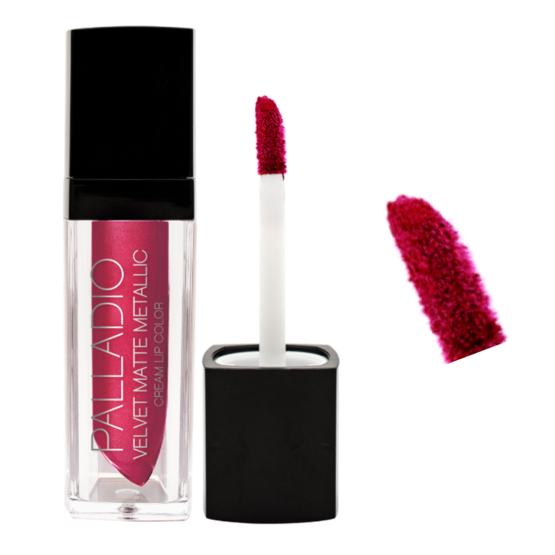 Rouge à lèvres crème Palladio VELVET MATTE METALLIC Diverses couleurs