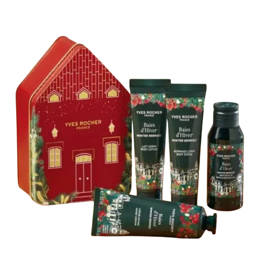 Coffre Yves Rocher Noël 4 produits parfum BAIES D'HIVER