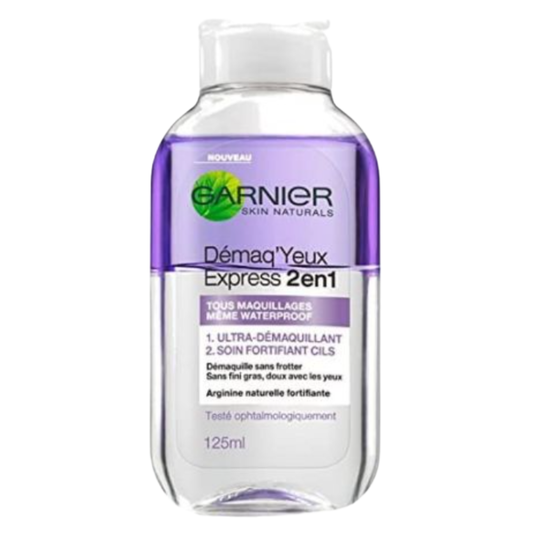 Démaquillant  pour les yeux Garnier SkinActive 2en1 125 ml