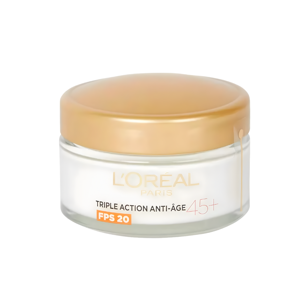 Crème de jour L'Oréal Triple Action Anti-Âge Pro-Rétinol 45+ 50 ml