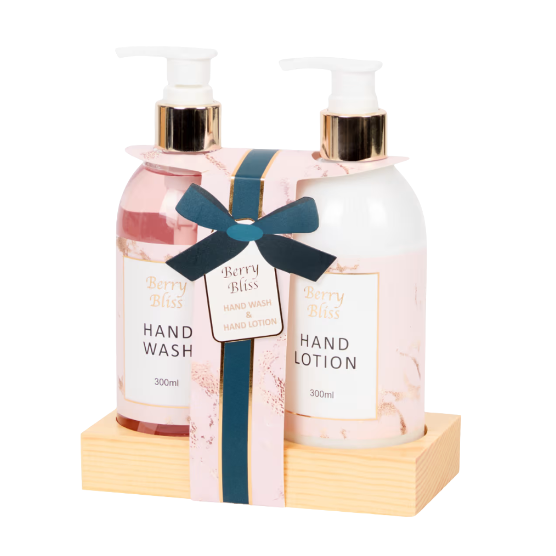 Coffret Soin des Mains – Savon & Lotion 2 x 300 ml Berry Bliss
