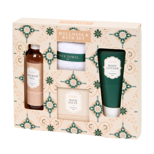Coffret Bien-Être & Bain – Wellness & Bath Set 4 pièces