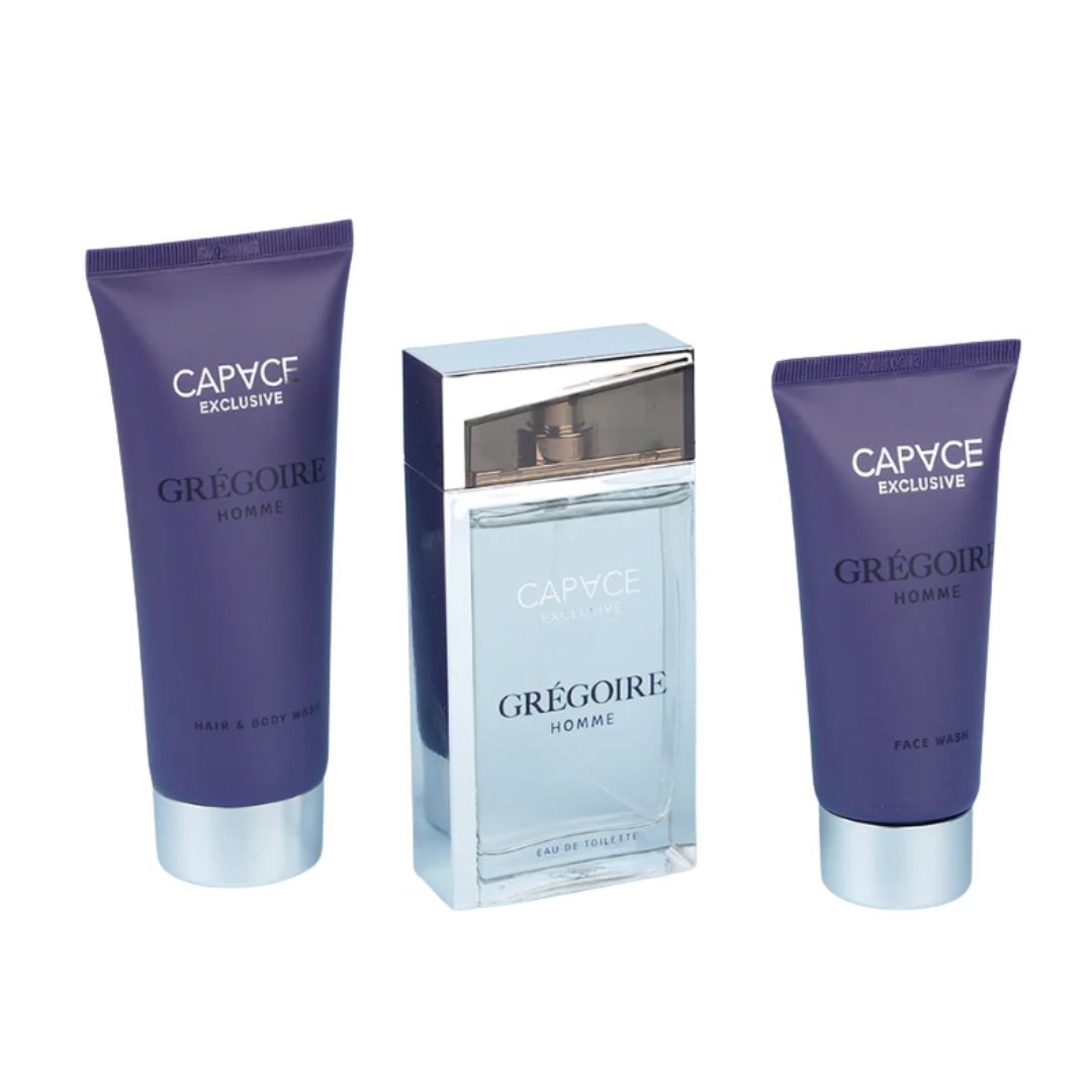Coffret Cadeau Grégoire Homme - L'Essentiel au Masculin 3 pièces Capace
