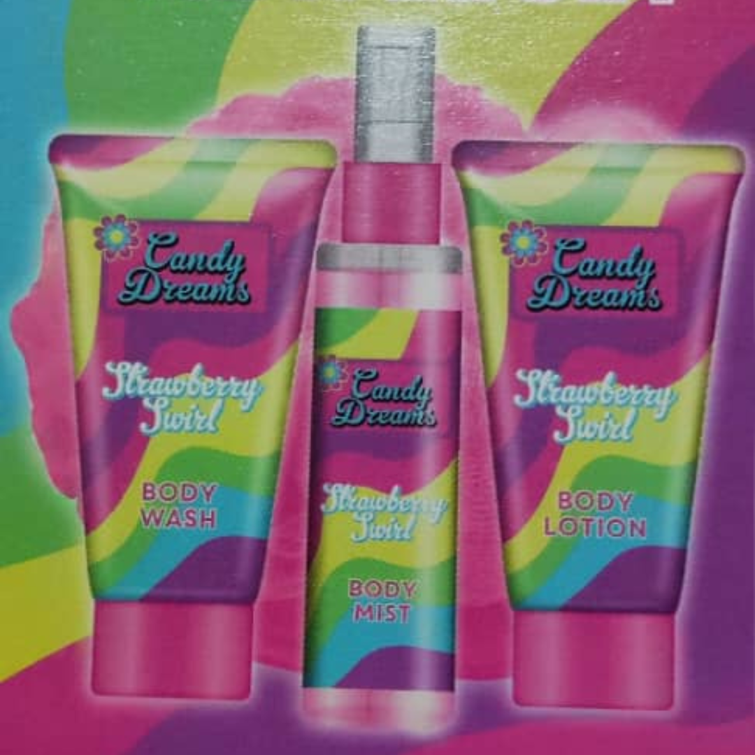 Coffret Beauté Fraise Irrésistible (5 pièces) Végan Candy Dreams