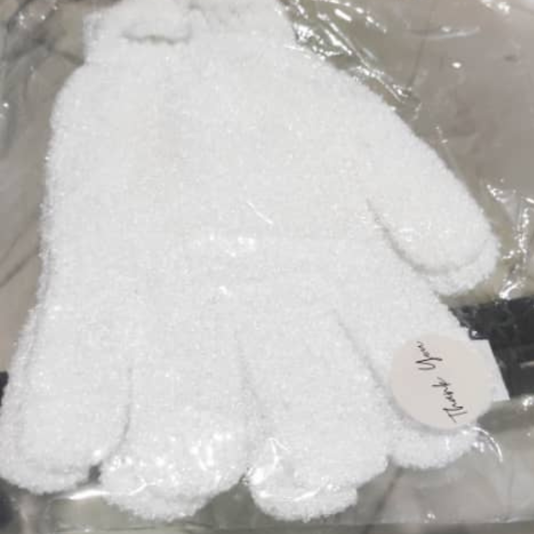 Gant exfoliant nylon lot de 1 paire Divers coloris