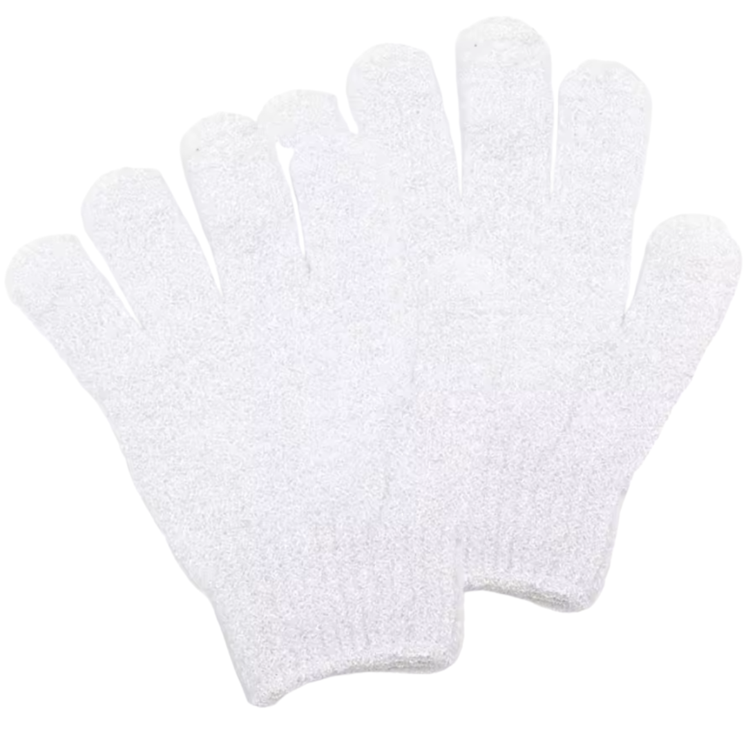 Gant exfoliant nylon lot de 1 paire Divers coloris