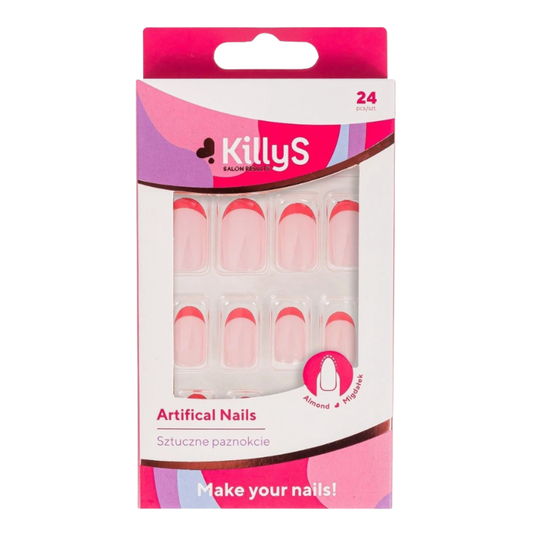 Faux ongles KillyS Artifical Nails Amande Rose Français