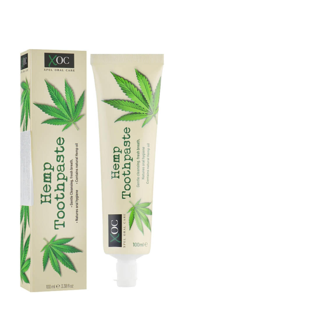 Pack Dentifrice en chanvre Xoc avec brosse à dents 100 ml Diverses variantes